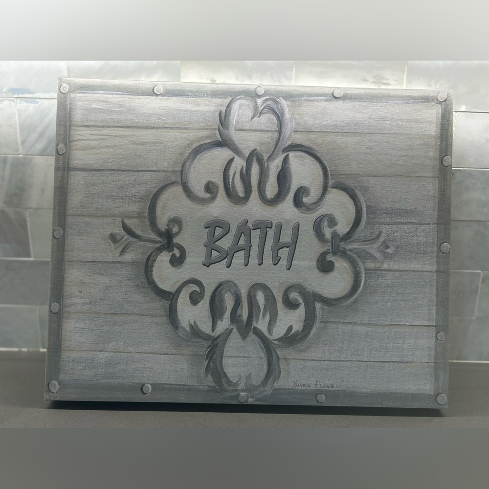20x16 Canvas Bathroom Decor